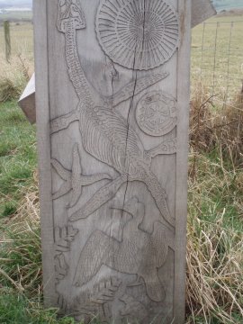 Wood carving